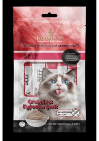 Resim Nobılus Dana Etli Kedi Krema Ödülü 5x15g 