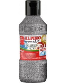 Resim Alpino Sulu Boya 250 Ml Glitter Dm 51 - Simli Gümüş 