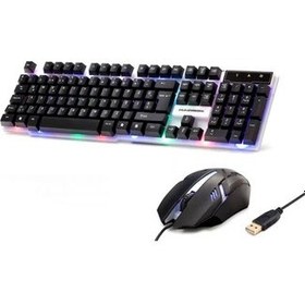 Resim Hadron HD837Q Multımedıa Türkçe Q Klavye + Mouse Set Klavye 