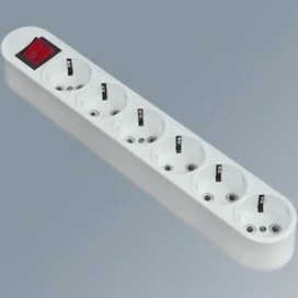 Resim Pelsan Foca Anahtarlı 6lı Klemenslı Grup Priz Kablosuz 