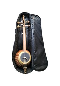 Resim İran Kamanche, Kamancha Kelebek Flatolu Maun Yaprak 