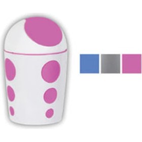 Resim Renkli 5 Litre Çöp Kovası, Pratik ve Şık Tasarım, Dayanıklı Malzeme, Ev ve Ofis Için 