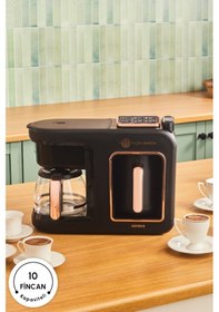 Resim Karaca Hatır Plus Barista 6 In 1 Latte Cappucino Ve Közde Türk Kahvesi Makinesi 