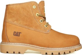 Resim Caterpillar Vermont Fur Kadın Tarçın Nubuk Yarım Bot 