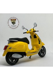 Resim WELLY Vespa GTS Super 1:12 Diecast Scooter Model Oyuncak – Lisanslı Metal Maket & Koleksiyon 