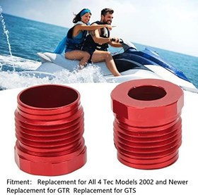 Resim SeaDoo Alaşımlı Kablo Kilit Somunu Direksiyon Ters Kablo Kilit Somunları Contalı, 293830063 277001729, GTX RXP RXT GTS XP Için Yedek 