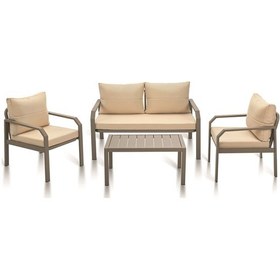 Resim Arya Alüminyum Oturma Grubu 2+1+1+Sehpa 