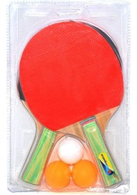 Resim Masa Tenisi Seti 2 Masa Tenisi Raketi ve 3 Masa Tenisi Topu 