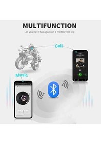 Resim X3 Motor Kask Kulaklık Rgb Modlu Su Geçirmez 5.3 Bluetooth Interc 