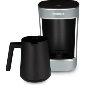 Resim Grundig TKM 1342 G Türk Kahve Makinesi - 5 Fincan Kapasitesi, Otomatik Kapanma Özelliği, Koyu Gri Renk 