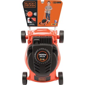 Resim Smoby Black And Decker Oyuncak Çim Biçme Makinesi 