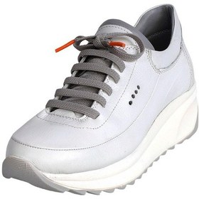 Resim Mammamia D24ya-3005 Kadın Deri Spor Ayakkabı D24YA-3005-R10979 Beyaz - Gri 