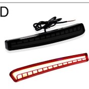 Resim 2020 2021 Toyota Corolla İçin Kırmızı Led 3-in-1 Araba Arka Tampon Reflektör D D 