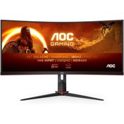 Resim AOC 34 inc CU34G2XP/BK 1ms 180Hz FreeSync Premium WQHD VA Curved Gaming Monitör 