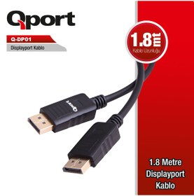 Resim Qport Q Dp01 Ver 1 2 Display Kablo 1.8 M 