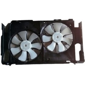 Resim Toyota Rav4 04/12 Radyatör Ve Kli Ma Fan Davlumbazı Komple Çi Ftli 5+7 Kanat Motorlu Ori S 