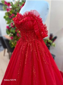 Resim GELİNLİKCİ Kırmızı kinalik nisanlik 