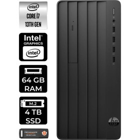 Resim Hp Pro Tower 290 G9 Intel Core I7 13700 64GB 4tb SSD W11P 8T2X1ES Masaüstü Bilgisayar & Per4 USB Bellek 8T2X1ESP450 