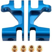 Resim Yaozixa Traxxas Slash/stampede/telluride 4wd İçin Mavi Alüminyum Ön Tekerlek Caster Blokları 2 Adet - 6832 Yerine Geçer 