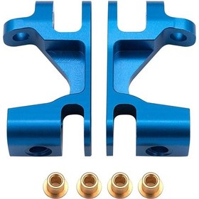 Resim Yaozixa Traxxas Slash/stampede/telluride 4wd İçin Mavi Alüminyum Ön Tekerlek Caster Blokları 2 Adet - 6832 Yerine Geçer 