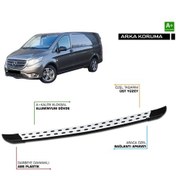 Resim Mercedes Vito W447 Trimline Gri Arka Koruma 2014 2015 2016 2017 2018 2019 2020 2021 2022 2023 2024 2025 2026 
