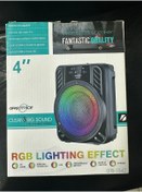 Resim EŞİYOK Greatnice GTS-1547 Rgb Ledli Bluetooth Hoparlör Usb-Tf-Fm Radyo 