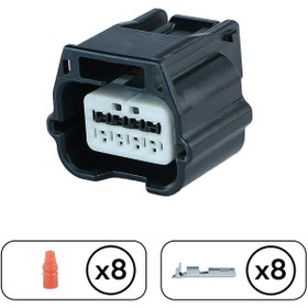 Resim Yazaki Sis Far Soketi 8 Pin Kablosuz 