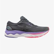 Resim Mizuno Wave Skyrise 4 Kadın Gri Koşu Ayakkabısı 