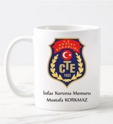 Resim Ceza Infaz Koruma Memuru Kupa Bardak 