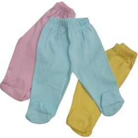 Resim bebedino Patikli Alt Pijama Ayaklı 3 Lü Paket 