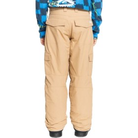 Resim Quiksilver Porter Youth Erkek Çocuk Kahverengi Snowboard Pantolonu 