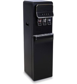 Resim Ev Tipi Sebil 3 Musluklu Sıcak, Normal, Soğuk Arıtmalı Siyah 