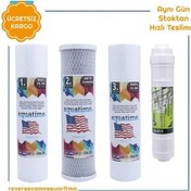 Resim Su Arıtma Cihazı Su Arıtma Filtresi 4Lü Filtre Seti (209862545) 