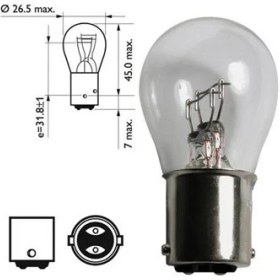 Resim Narva P21/5W 12V 21/5W 10'Lu Paket Bay15d 17916 
