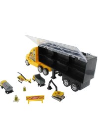 Resim Taşınabilir Die Cast Metal Araçlı Inşaat Kamyonu 