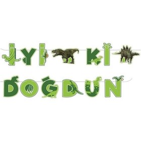 Resim Dinozor Temalı İyi Ki Doğdun Banner 200 Cm 