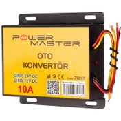 Resim Powermaster 24-12 Volt 10 Amper Oto Konvertör PM-7897 