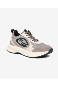 Resim Greyder Gri Hakiki Deri Spor Ayakkabı 5K1SA18511S | Unisex 