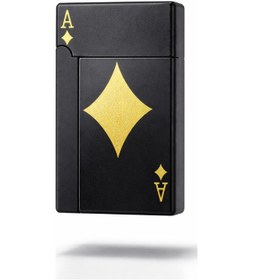 Resim Limited Edition Serisi Premium İskambil Poker Kartları Tasarımlı Çakmak-özel Çakmak Kutusu Çok Renkli 