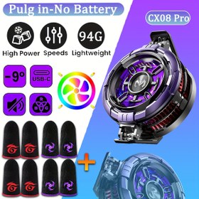 Resim MEMO CX08 Pro Manyetik Arka Klipsli 2'si 1 Arada Telefon Soğutma Pedi - 18W Yarı İletken Soğutma, Fişle Bağlanarak Çalışır (Pilsiz), 9V-12V/2A-3A, Yüksek Güçlü Hız ve Hafif Tasarım ile 5x Soğutucu Fanlar, Çoğu Telefone Uygun 4 Manyetik Tutacak Dahil - Mobil Oyuncular İçin İdeal, Cihaz Sıcaklık Kontrolü, Şık Soğutma Pedi, Verimli Hava Akışı, Fişle Çalışan Fan, Oyun Aksesuarları 