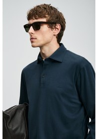 Resim Lufian Erkek Rocky Smart Polo T-shirt 112040044 Lacivert Lacivert 