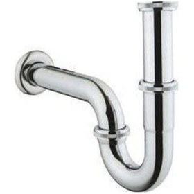 Resim Bocchi Lavabo Sifonu - U Tipi. Pirinç Krom 