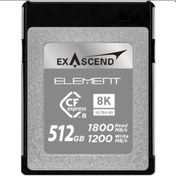 Resim ExAscend 512GB Element Series CFexpress Type B Hafıza Kartı 