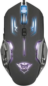 Resim Trust Gxt 108 Rava Aydınlatmalı Oyun Faresi, Siyah 