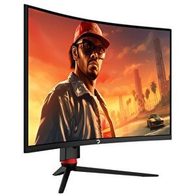 Resim Gamepower Vision V30 32" 1000R RGB 240Hz 1Ms 2K QHD KVM Speaker Curved Oyuncu Monitörü 