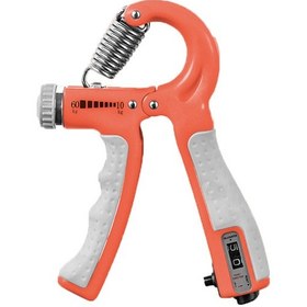 Resim Sertlik Ayarlanabilir 5-60kg Direnç Sayaçlı El Egzersiz Yayı Kırmızı 001 