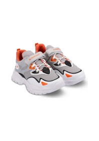 Resim Slazenger KAJAL I Çocuk Cırt Cırtlı Gri / Beyaz Sneaker 