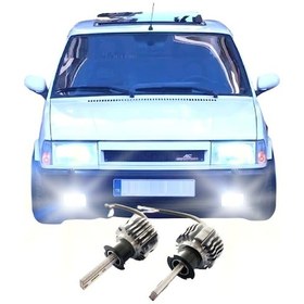 Resim Tofaş Uyumlu ŞAHİN H3 LED SİS FARI AMPULÜ PHOTON ZERO FANSIZ 