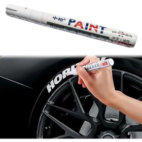 Resim carlone Lastik Boya Kalemi Lastik Yanak Boya Kalemi Bilyalı Beyaz Renk 