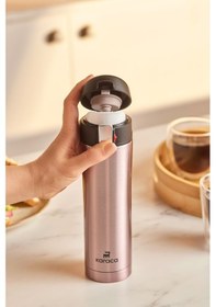 Resim Karaca Pluton Çelik Sızdırmaz Termos Rose Gold 450 ml 